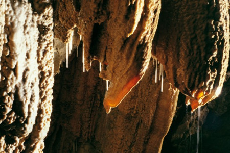 Grotta del Vento - The Red Stalactite