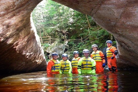 Adventure Tour exploring Echo Cave