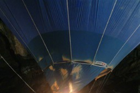 Close up of the hot air balloon